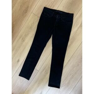 J Brand Black Skinny Leg Jeans XS US 25‎ Fitted Denim